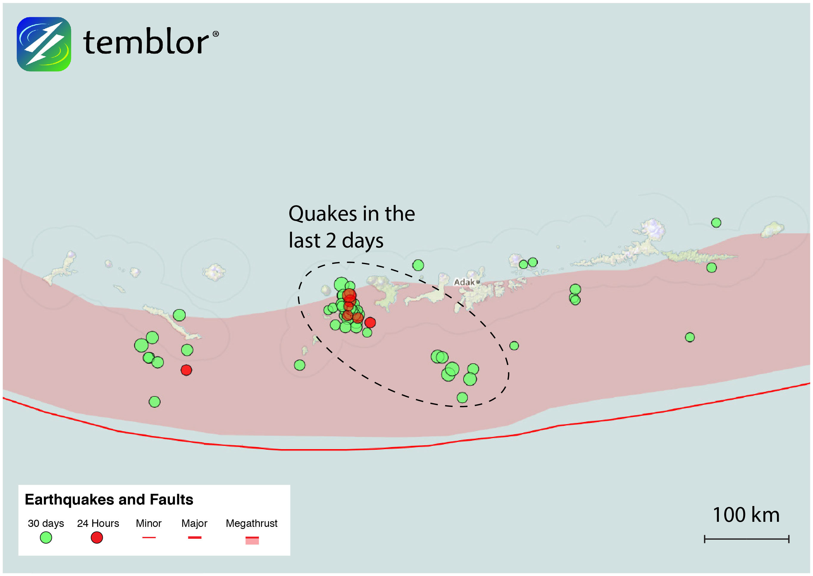 Click to enlarge alaska earthquake map