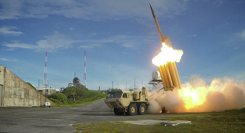 US THAAD missile system
