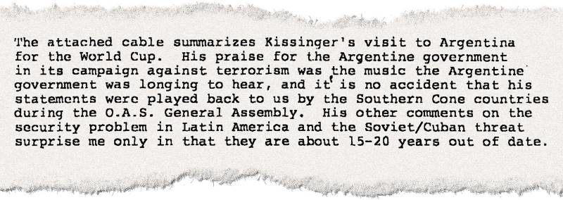 diplomatic cable argentina