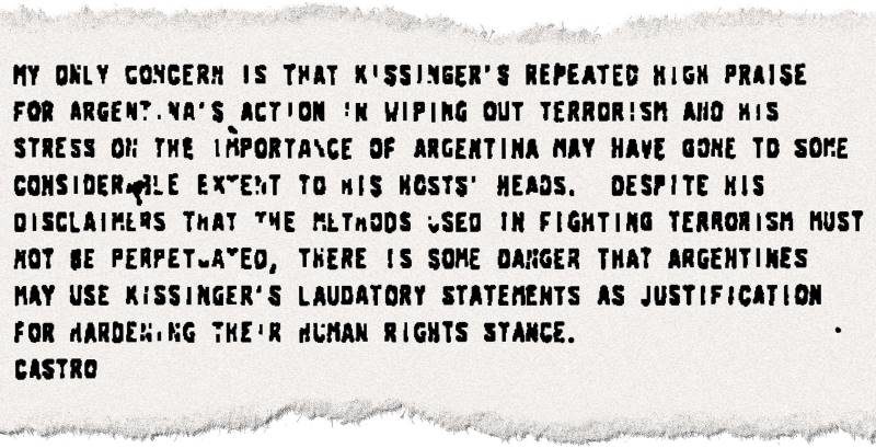 diplomatic cable argentina