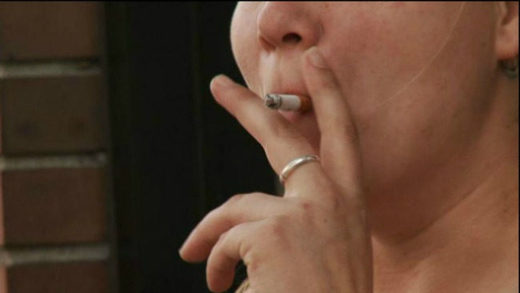 Woman smoking