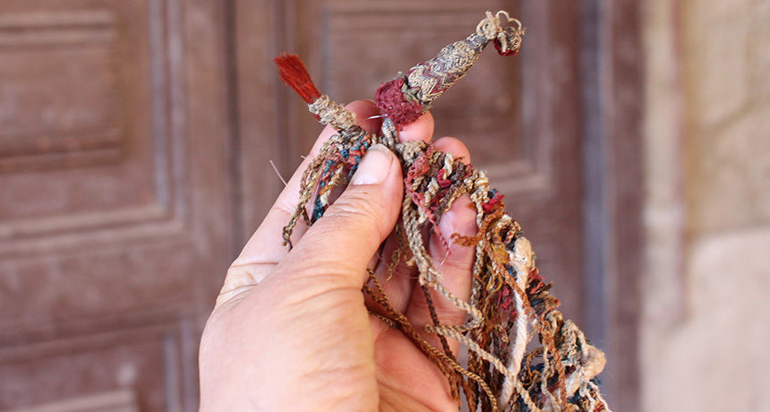 Click to enlarge khipus, twisted cords inca communications
