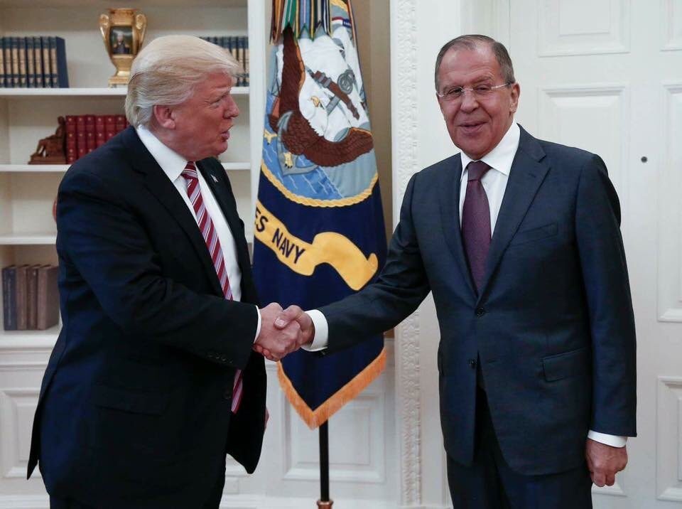 Trump Lavrov White House