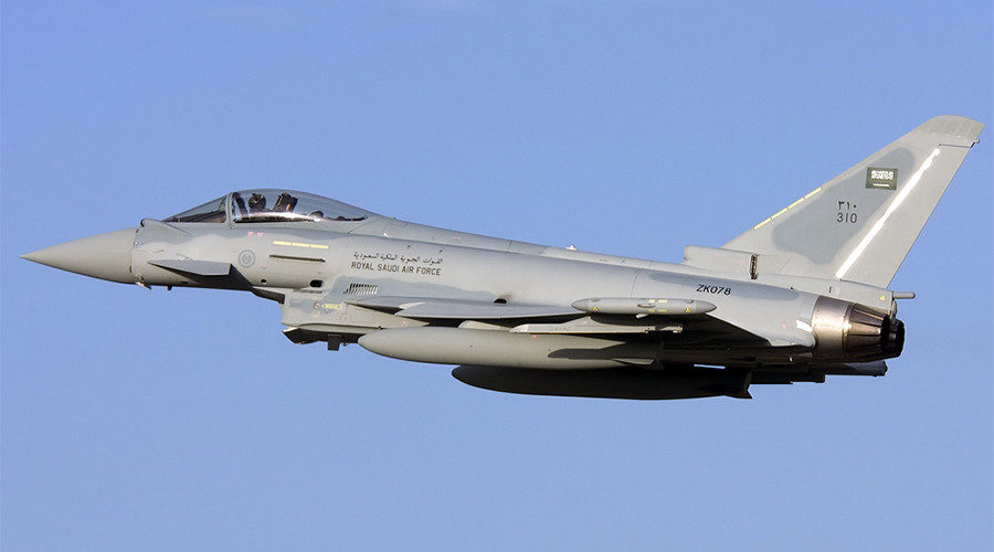 Royal Saudi Air Force Typhoon fighter jet