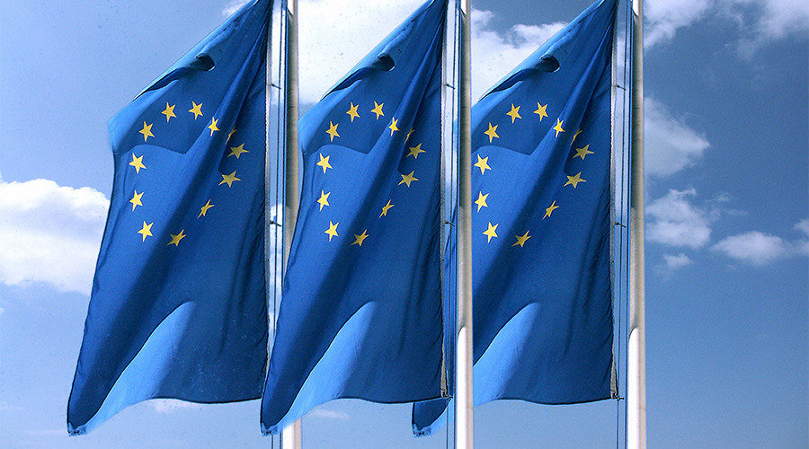 EU flags