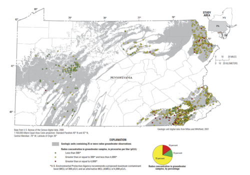 Click to enlarge radon wells pennsylvania