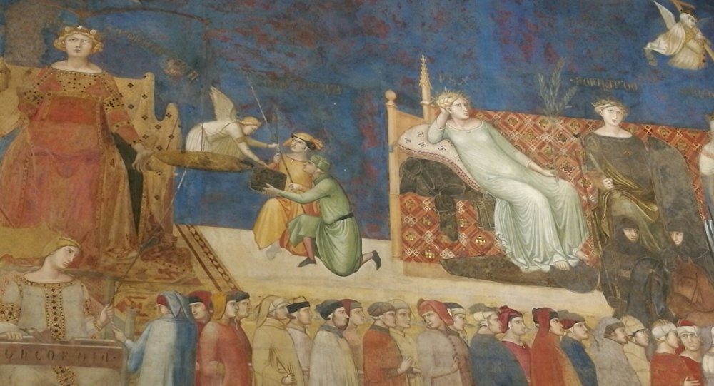 Click to enlarge Allegory of Good Government