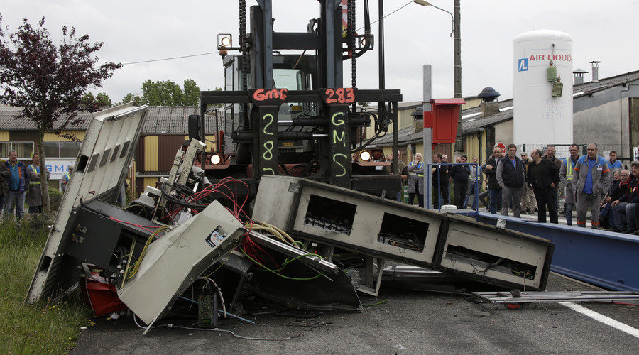 GMS Factory French Protest Seizure