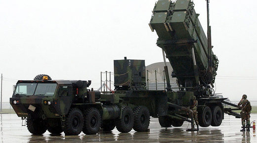 US soldiers operate a Patriot PAC-3 missile system