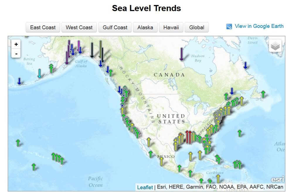 Click to enlarge US coastal map