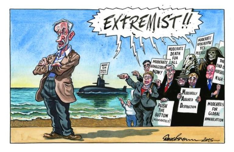 Corbyn extremist Trident