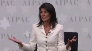 Click to enlarge US Ambassador Nikki Haley