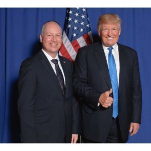 Click to enlarge Jason Greenblatt with Donald Trump
