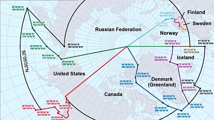 Click to enlarge Map arctic