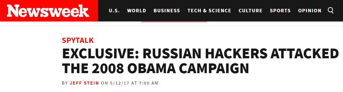 Click to enlarge Newsweek headline