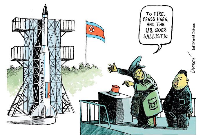 Cartoon Kim Jong-un