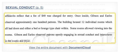 Click to enlarge Page 5 of surveillance report