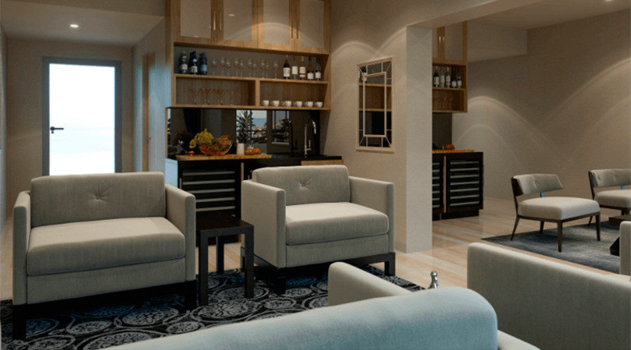 Click to enlarge New LAX terminal lounge