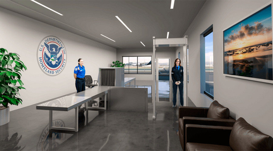 Click to enlarge New LAX terminal security