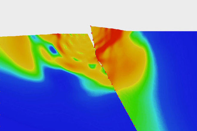 Click to enlarge Thrust fault computer model