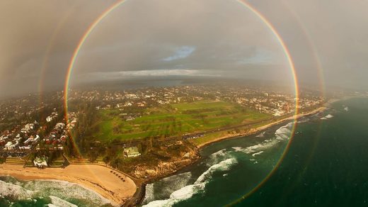 Click to enlarge Full circle rainbow