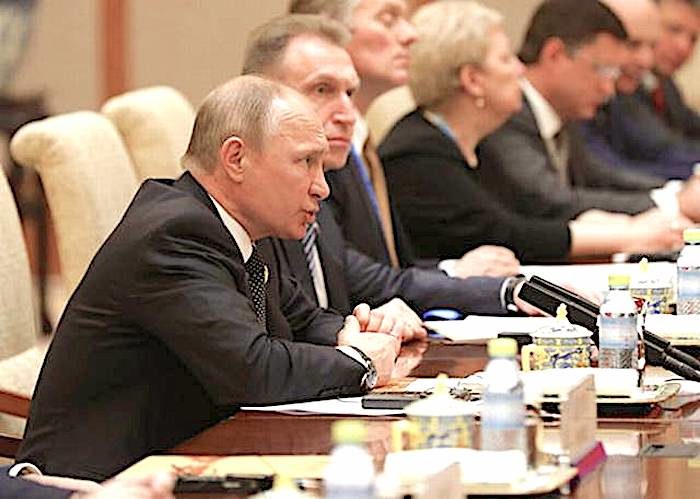 Click to enlarge Putin meeting OBOR