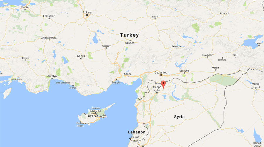 Click to enlarge Map of Turkey and Syria