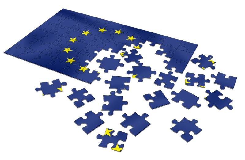Click to enlarge EU breakup european Union flag