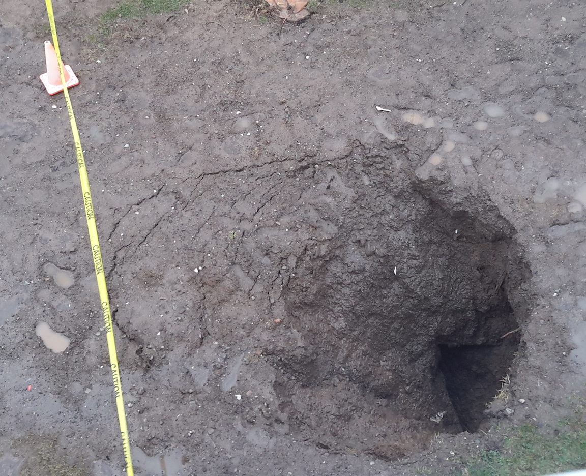 Glace Bay NS sinkhole