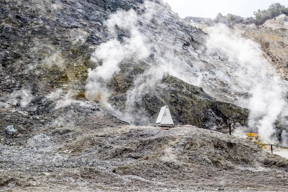 Volcanic activity on Campi Flegrei