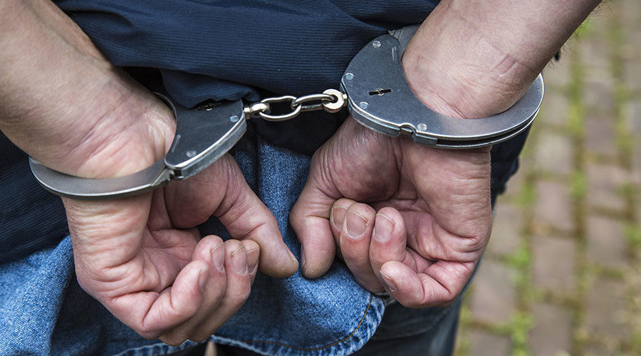 handcuffs arrested police cops