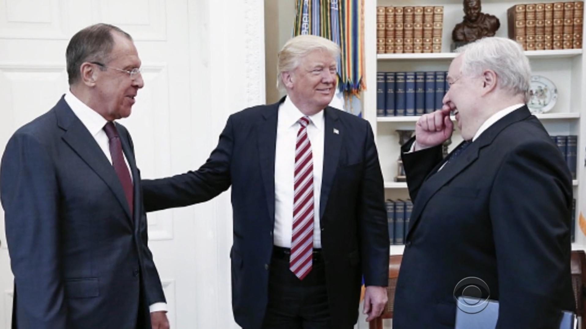 Click to enlarge Sergey Lavrov and Donald Trump