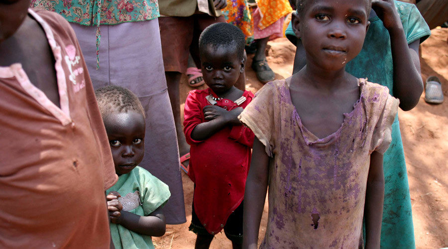Click to enlarge poor African children