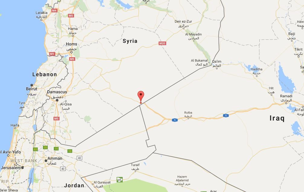 Click to enlarge Map of Syria