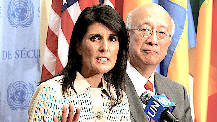 Click to enlarge Nikki Haley and other guy