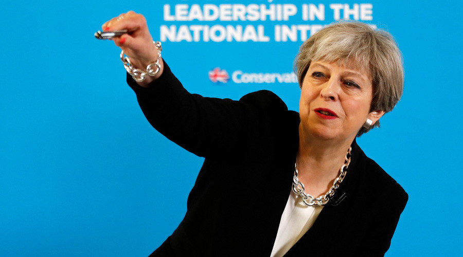 Britain's Prime Minister Theresa May