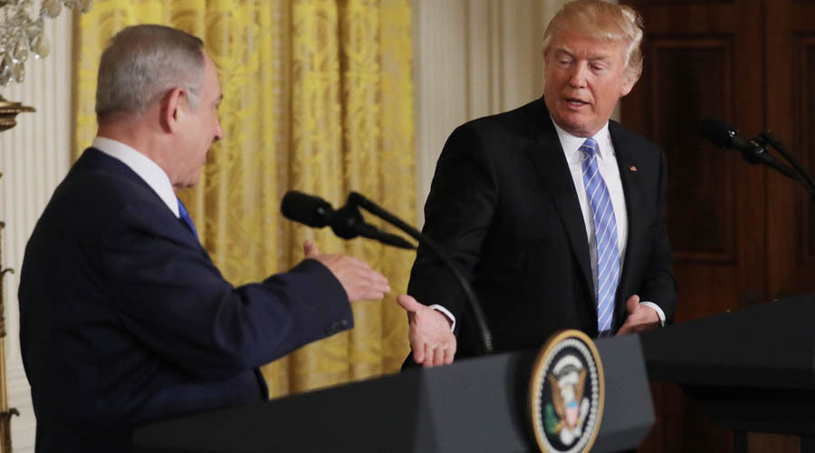 Donald Trump and Benjamin Netanyahu