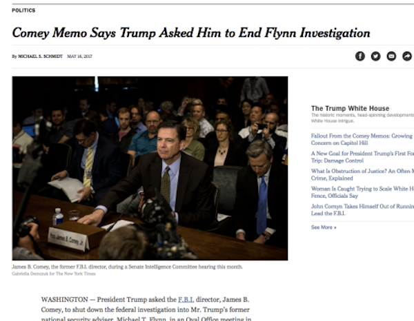 comey headline