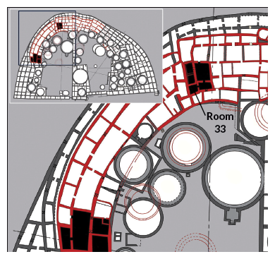 Click to enlarge Pueblo Bonito layout