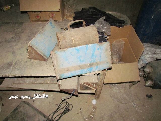 Click to enlarge Syrian rebel explosives