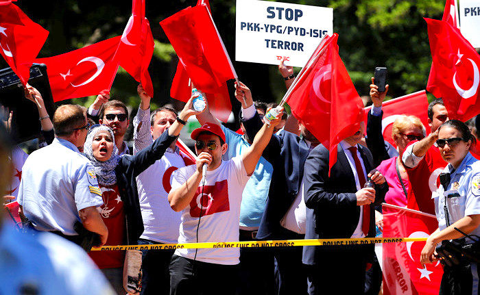 Pro Erdogan rally
