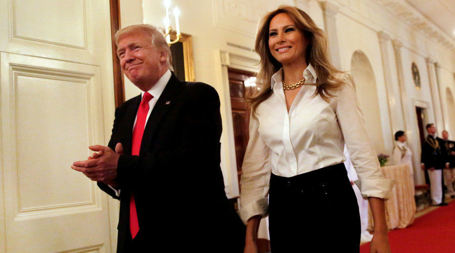 Click to enlarge Donald and Melania