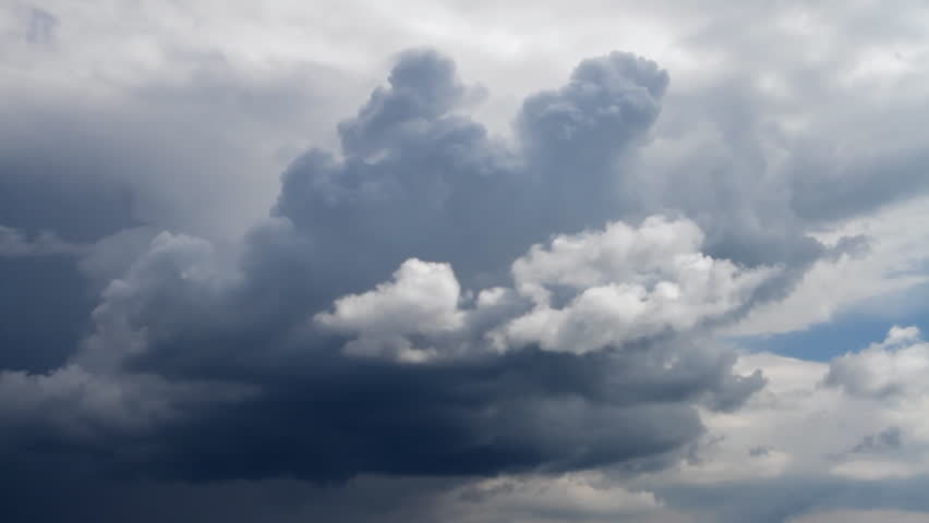 grey clouds