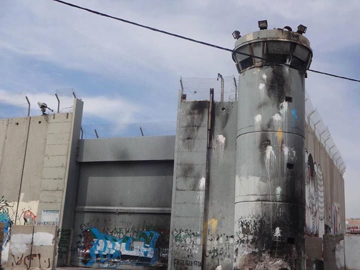 Wall north of Bethlehem, from this site