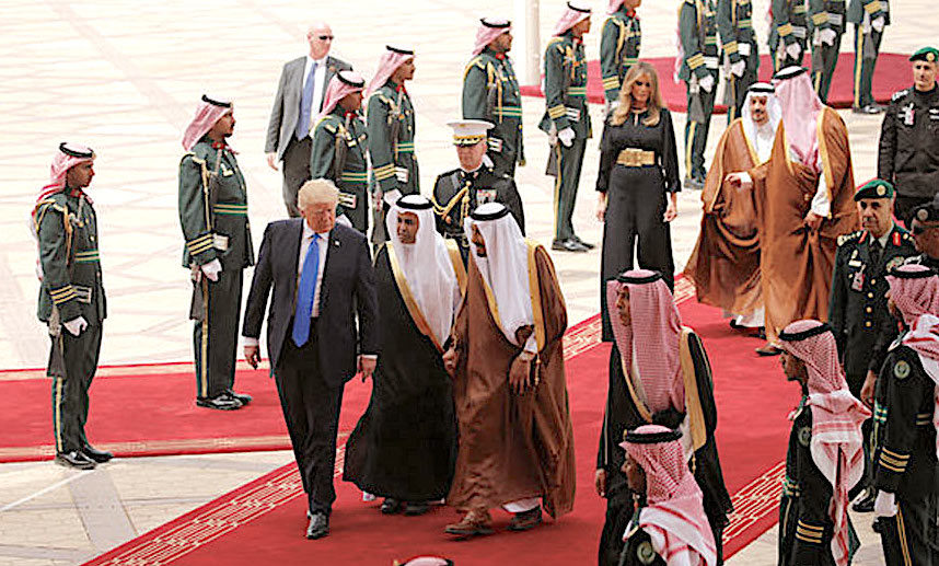 Click to enlarge trump Saudi Arabia