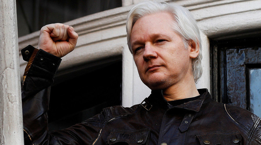 Click to enlarge WikiLeaks founder Julian Assange