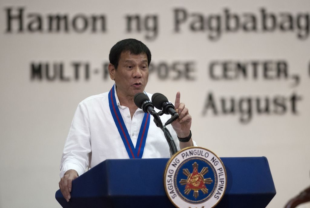 Philippines president duterte speech