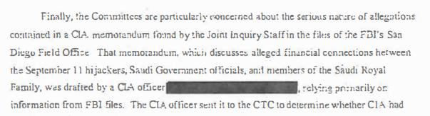 redacted 9/11 commission text