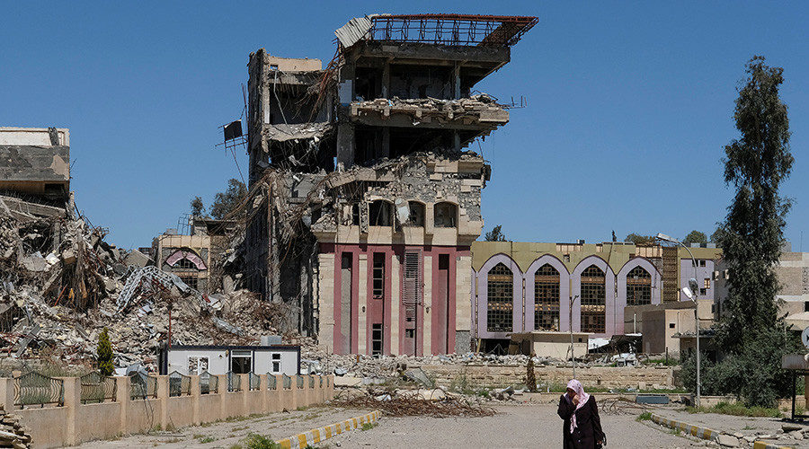 Click to enlarge remains of the University of Mosul