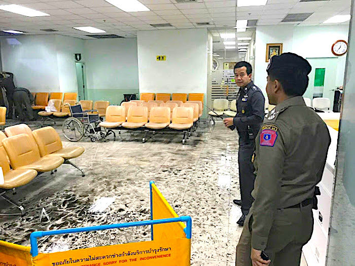 Click to enlarge Bombed hospital